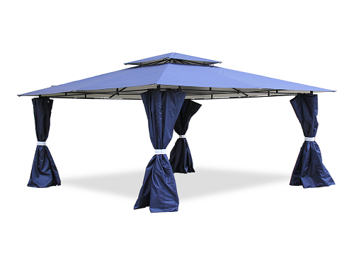 Can the foldable gazebo be stored in direct sunlight?