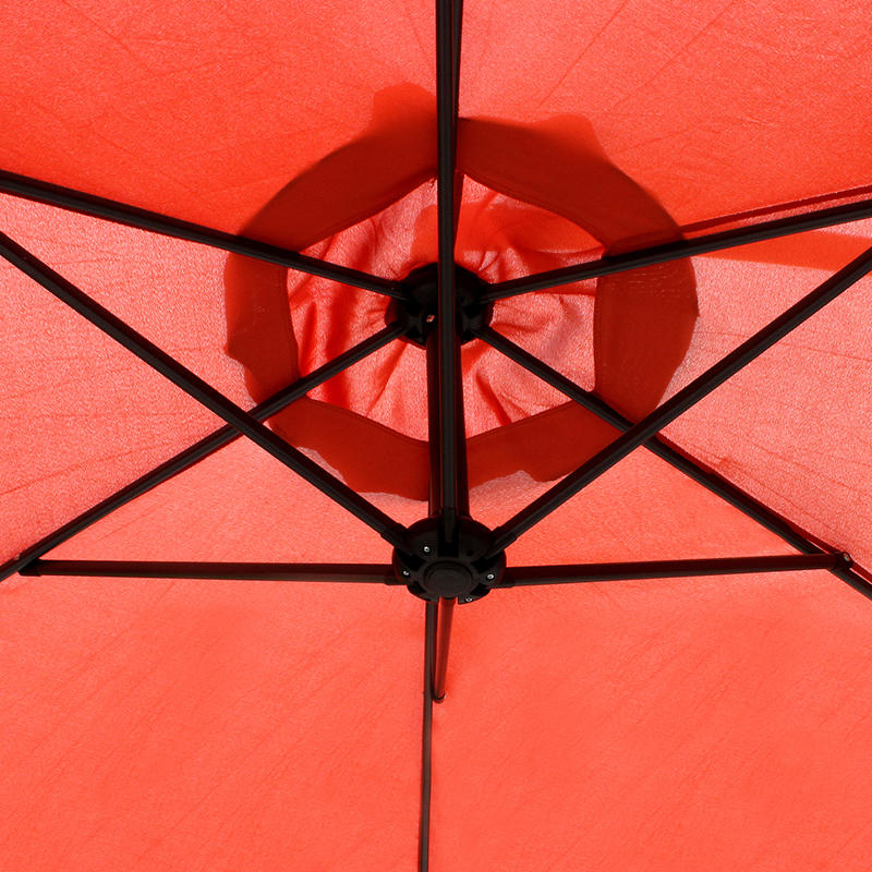 Hanging Umbrella Patio Sun Shade Offset Outdoor Market W/ Cross Base