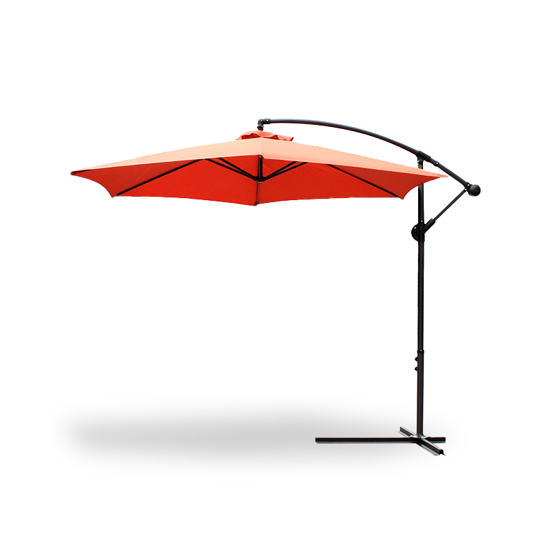 Patio Umbrella Solar Powered 360degrees Rotation